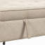 Canapé-lit modulaire en L de 104,4 po avec méridienne avec rangement et 2 tabourets Julide-1204866104
