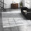 Tapis gris / ivoire Melby