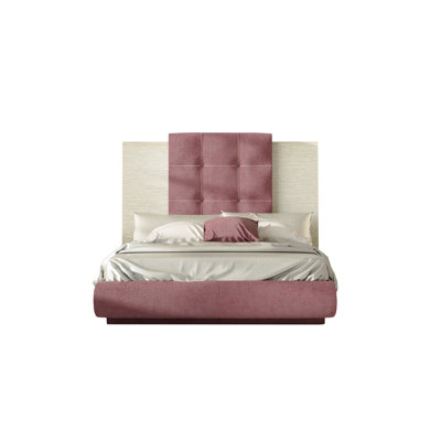 London Upholstered Panel Bed