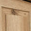 Armoire de rangement rustique de style rustique pour la cuisine, la buanderie ou les espaces de vie, étagères réglables, utilisations diverses