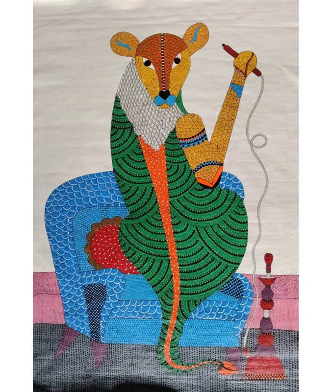 Rajendra Kumar ; Gond Art XV