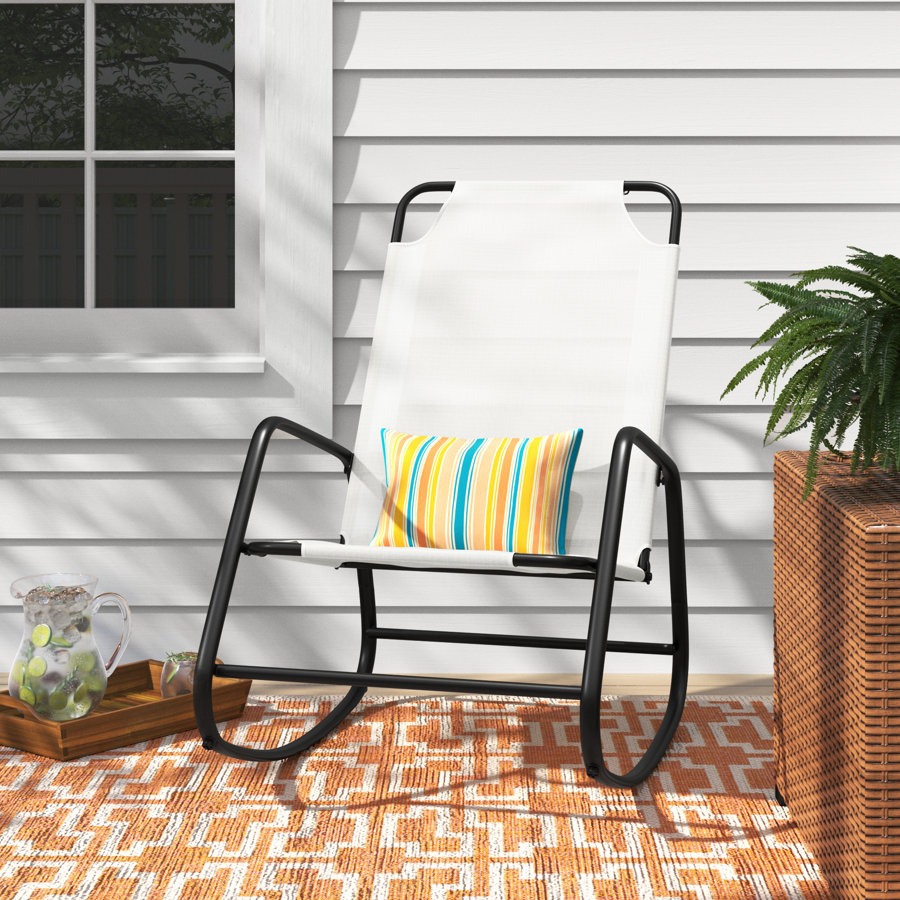 Mandy Outdoor Rocking Metal Chair