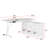 Cyril Adjustable L-Shaped Metal Base Standing Desk-592156075