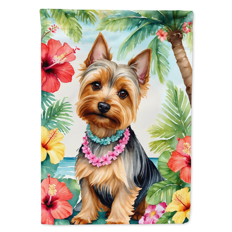 Drapeau de jardin en polyester double face H 15,5 po x l 11,25 po