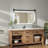 Brunilda Rustic Farmhouse Solid Wood Frame Accent Mirror Decorative Mirror-335926348-335926350