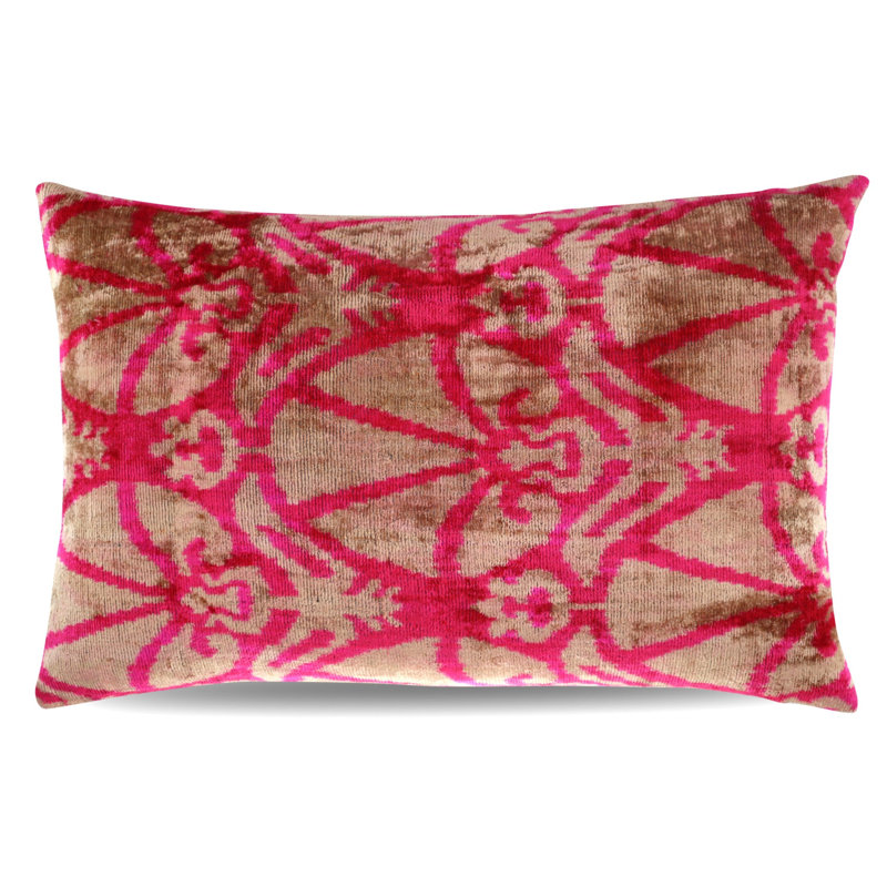  Geometric Throw Pillow, 16" x 24", Rectangular