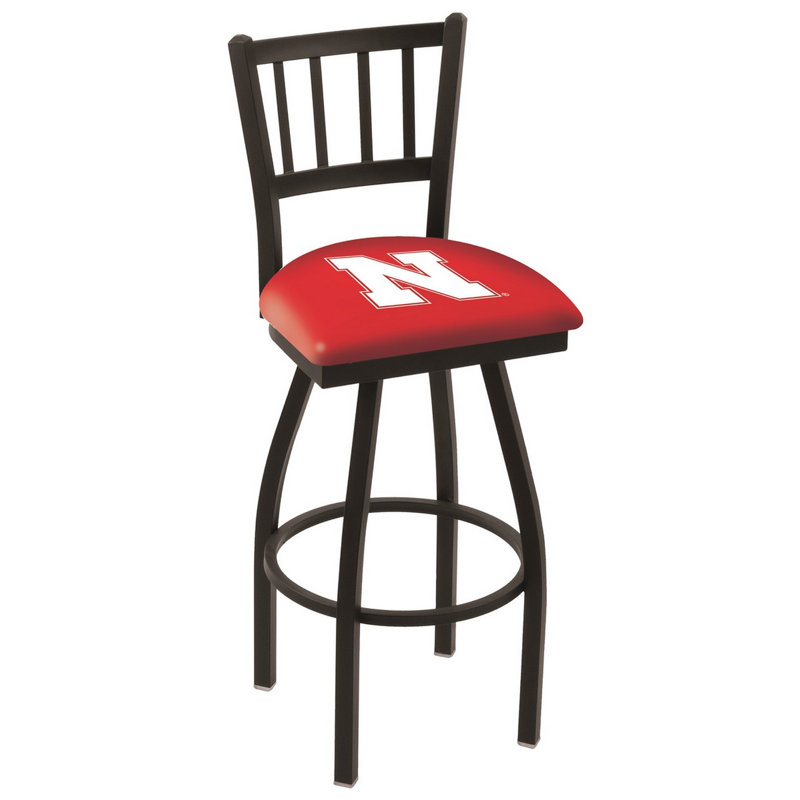 NCAA Swivel 30" Bar Stool, Nebraska Cornhuskers