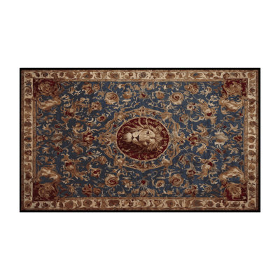 Machine Washable Brown Area Rug