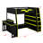 Functional Loft Bed System with Multi-Storage, Customizable RGB Lighting, and Desk with Variable Placement-2087636566