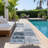 Washable Floral Indoor / Outdoor Rug-1355465582