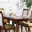 Solid Wood Base Dining Table-98719435