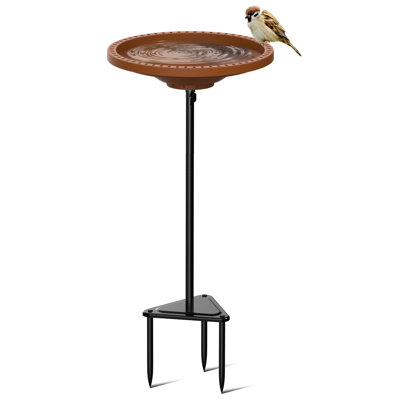 Bird Baths for OutdoorsBird Bath Bowl Spa  Birdfeeder with Metal Stake Stand