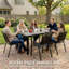 6 - Person Patio Dining Set with Rectangular Table