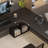 Black Rectangular Solid Wood desk-533863601-533863603