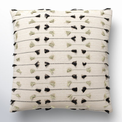 Santina Tassels Cotton Throw Pillow