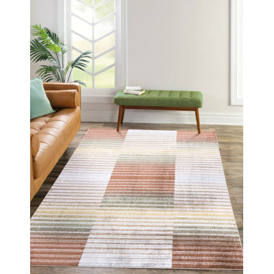 Alxavier Striped Area Rug