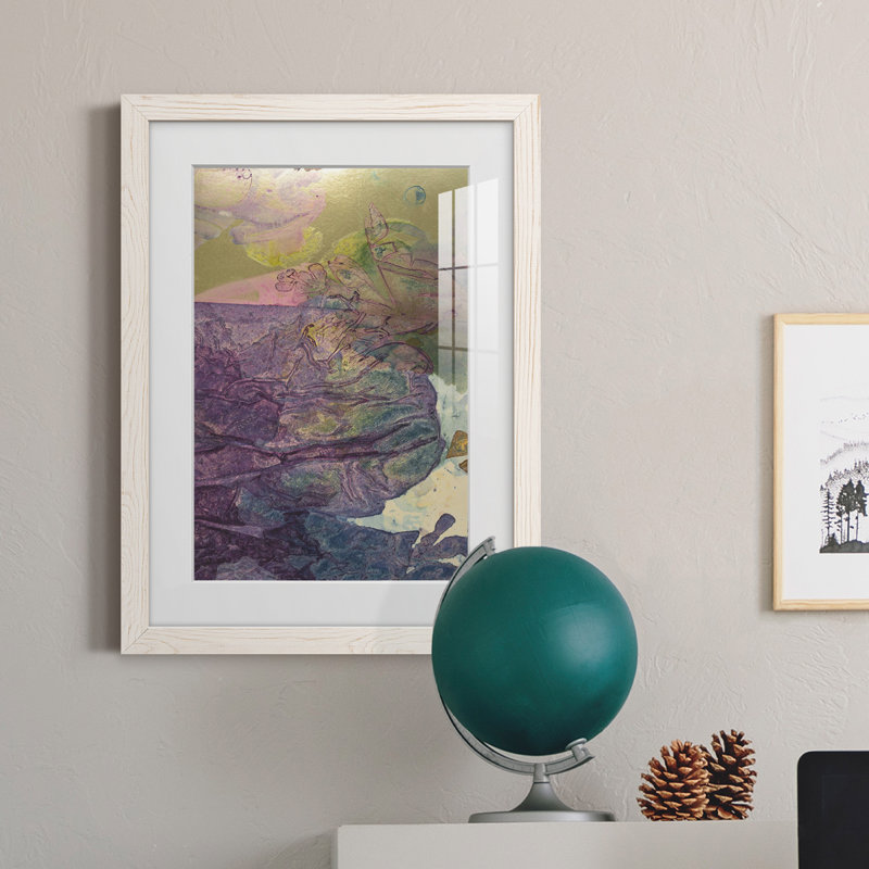 Paysage encadré de qualité supérieure de Monet mat prêt à accrocher, H 20 po x l 17 po x P 1 po, Blanc