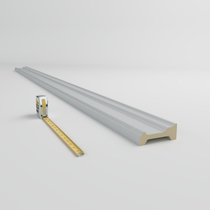 Holmdel Primed Polyurethane Crown Moulding Set of 2