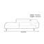 Chaise longue simple