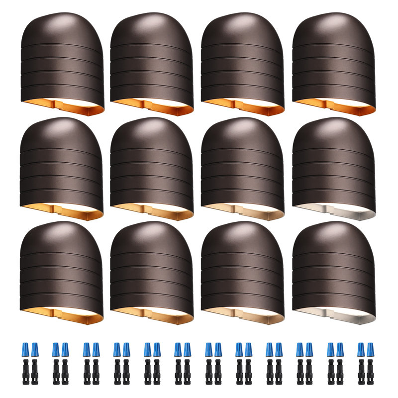 Low Voltage 5CCT LED Deck Lights, Landscape Step Railing Fence Light, 12-24V AC/DC, Die-cast Aluminum, Oil Rubbed Bronze
