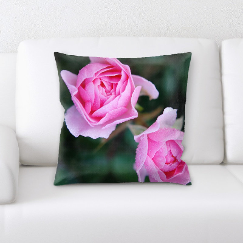 Coussin roses