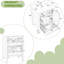 Meuble-lavabo autoportant 24 po avec lavabo en céramique 24 po-1646477163