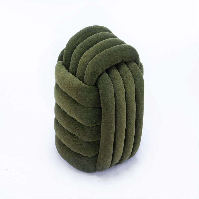 Repose-pieds en tissu Chenille