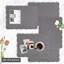 Ensemble de 6 napperons rectangulaires en coton matelassé lavable à la machine pour la cuisine ou la table de salle à manger-567877907