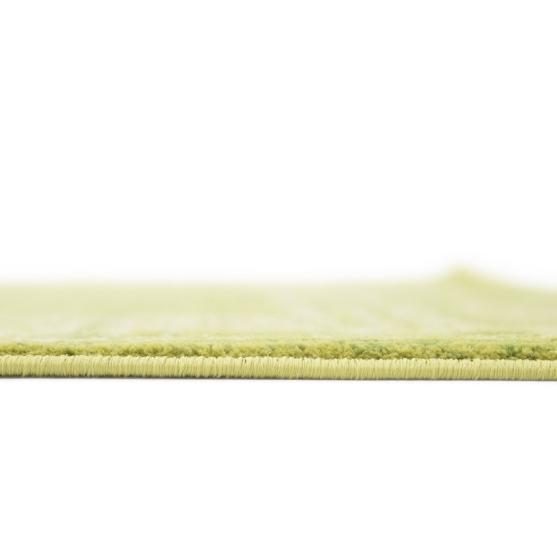 Tapis oriental beige / vert Yareli, Tapis de couloir 2 pi x 6 pi