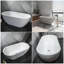 63'' x 28.39'' Freestanding Soaking Acrylic Bathtub