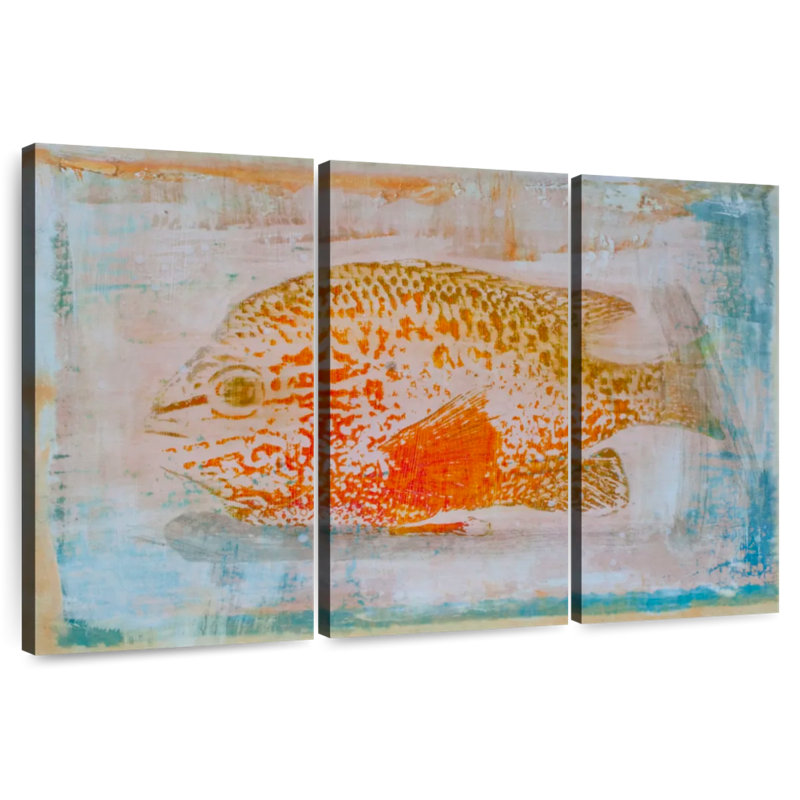 Brampt Orange Sunfish, 36" H x 57" W