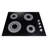 Cosmo 24 in. Electric Ceramic Glass Cooktop with 4 Elements, Dual Zone Element, Hot Surface Indicator Light and Control Knobs