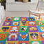 Sophronia Animal Print Hand Woven Area Rug-1587620869
