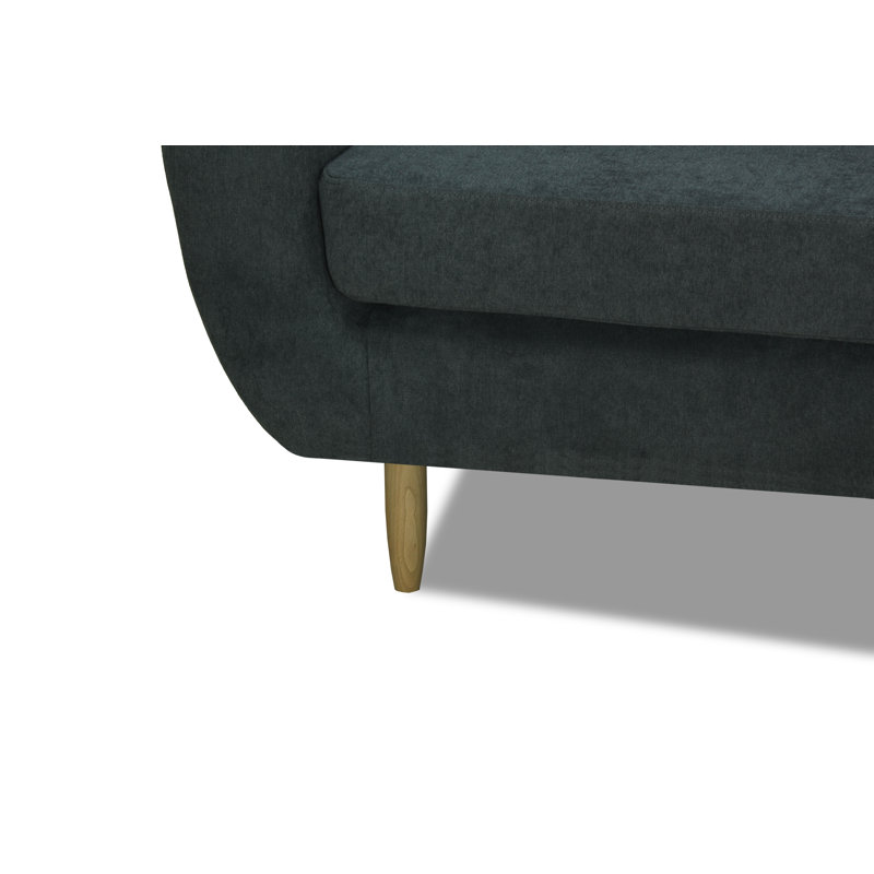 Cabrales 2 Seater Loveseat, Dark Grey