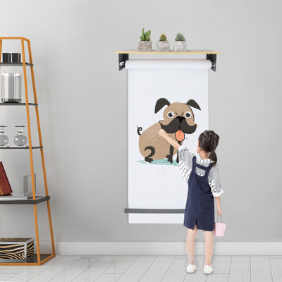 Wall Mounted Kraft Paper Dispenser Supply Holder