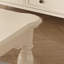 Table de salle à manger en bois de cerisier blanc crème-988707576