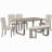 Demetrica Double Pedestal Dining Set