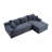 Cloud Modular Sectional Sofa Couch with L-Shape Chaise-922959849