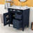 Embrulla 30" Modern Bathroom Vanity with Ceramic Top Sink and Storage Cabinet-397164146