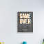 Game Over Gamer, phrase rétro - contrôleur - brique - art textuel-59974847-59974848