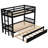 Pull-Out Bunk Bed With Trundle-1340463595