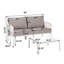 Ensemble de conversation pour patio 3 pièces-619770217-619770221-619770220