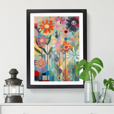 FRM-V0523-965X Flowers Orphism Vol.7 - Picture Frame Print