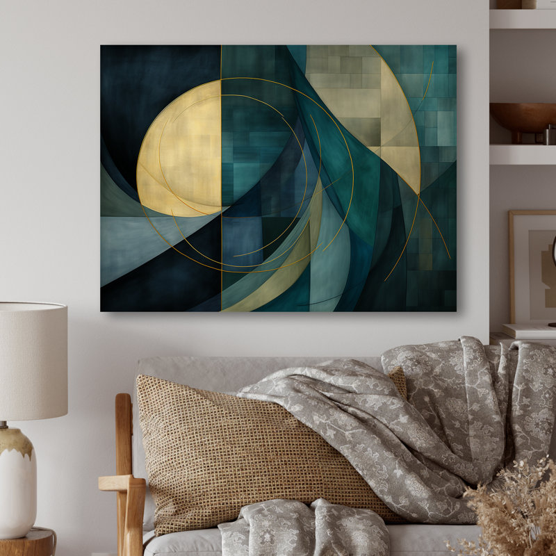 «Abstract Echoes Swirls 2 - Abstract Collages», art mural en métal MT131643, H 12 po x l 20 po x P 1 po