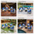 Paleosofos Wicker 4 - Person Modular Patio Conversation Set with Cushions-2054207843