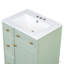 Armoire de meuble-lavabo 24 po avec lavabo en céramique, 2 tiroirs, 1 porte-117021318