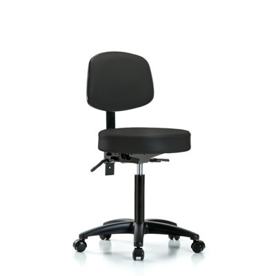 Jacey Backed Adjustable Height Ergonomic Lab Stool with