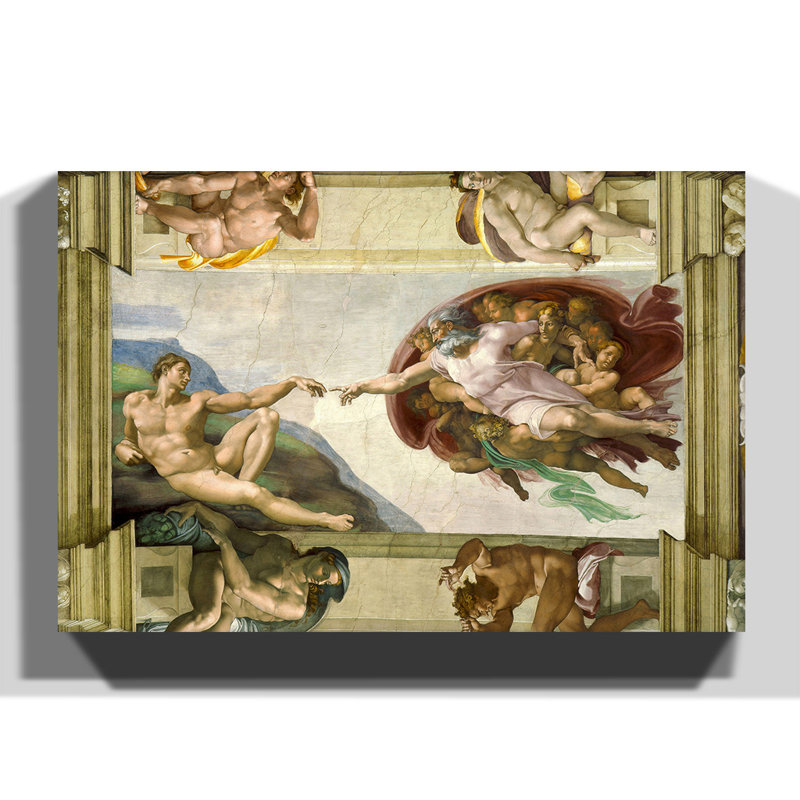 Michelangelo - Wrapped Canvas Painting, 70cm H x 100cm W