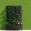 Jardinières mobiles en métal 47 po