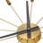 Plug-Inn, 23-Inch, Metallic Spoke Wall Clock-99460725